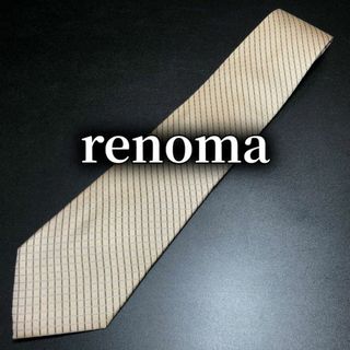 レノマ(RENOMA)のレノマ チェック ベージュ ネクタイ B103-H09(ネクタイ)