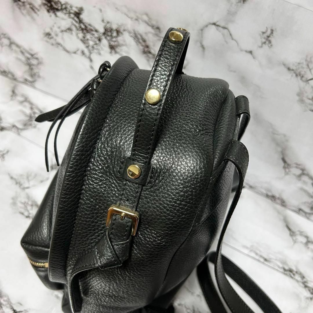 希少】JIMMY CHOO LEXIE ロックスタッズ レザー リュック-