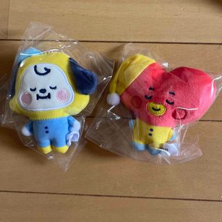 ビーティーイシビル(BT21)のふわふわマスコット3 BT21(ぬいぐるみ)