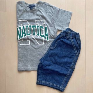 ノーティカ(NAUTICA)のMAUTICA(ノーティカ) kids Tシャツ・デニムハーフパンツ 2点セット(Tシャツ/カットソー)