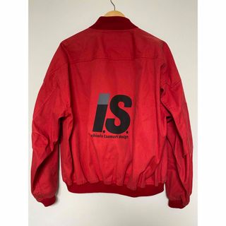 マリナボーダー IS ISSEY MIYAKE ロゴ デニム ボンバージャケット