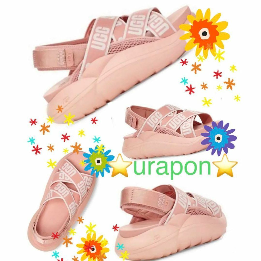 UGG(アグ)の超入手困難✨激レア色✨24cm✨展示品✨UGG✨LA CLOUD SANDAL レディースの靴/シューズ(サンダル)の商品写真