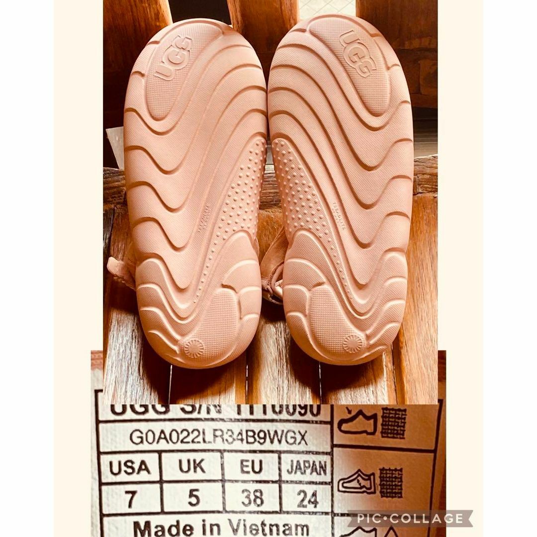 UGG(アグ)の超入手困難✨激レア色✨24cm✨展示品✨UGG✨LA CLOUD SANDAL レディースの靴/シューズ(サンダル)の商品写真