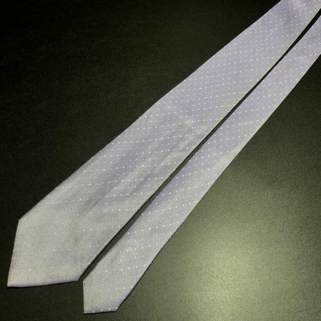 TAKA-Q(タカキュー)のタカキュー ドット ライトパープル ネクタイ B103-I18 メンズのファッション小物(ネクタイ)の商品写真
