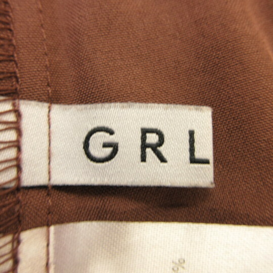 GRL(グレイル)のグレイル GRL チュニック 長袖 茶 M  レディースのトップス(チュニック)の商品写真
