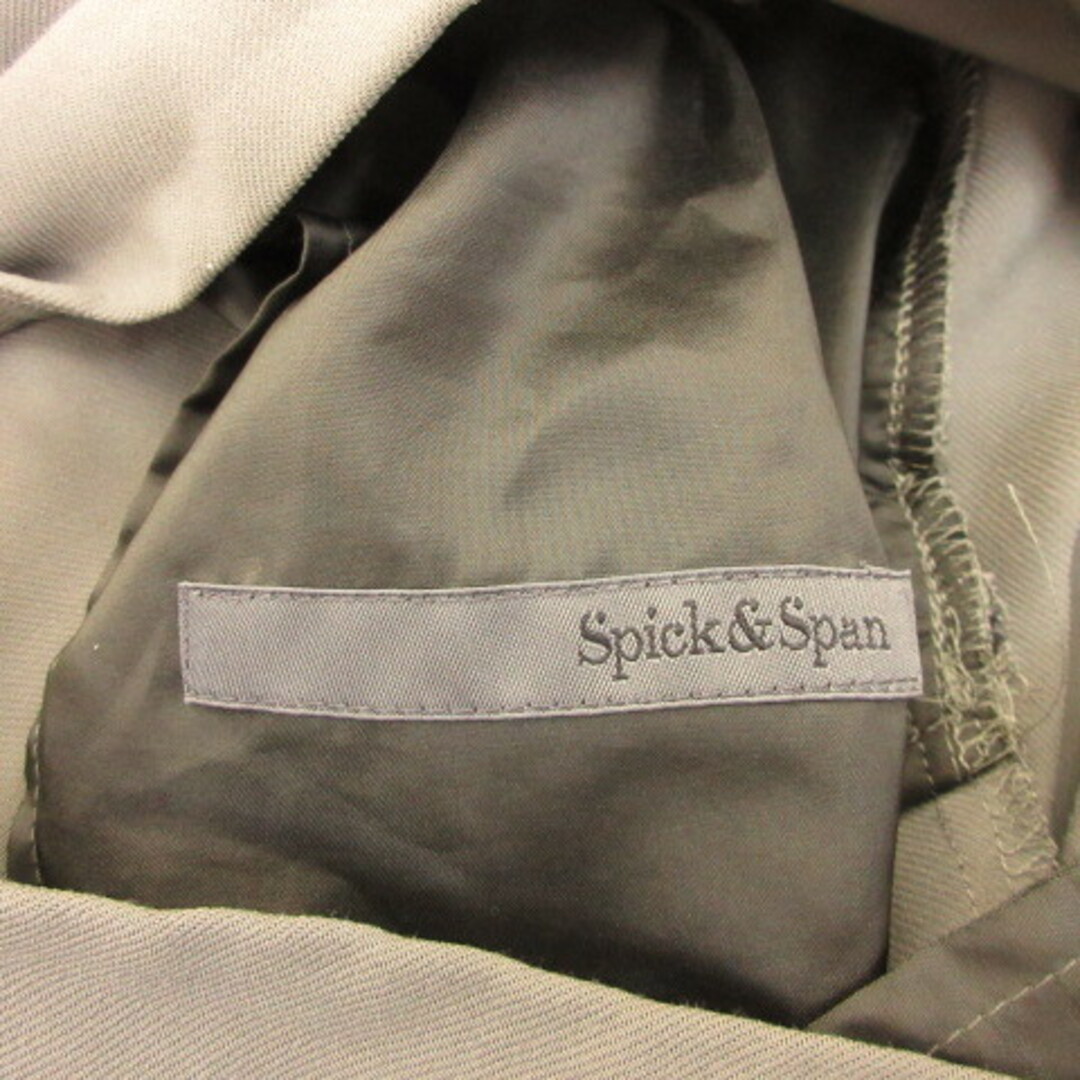 Spick & Span(スピックアンドスパン)のスピック&スパン Spick&Span クロップドパンツ カーキ 緑 38 レディースのパンツ(クロップドパンツ)の商品写真