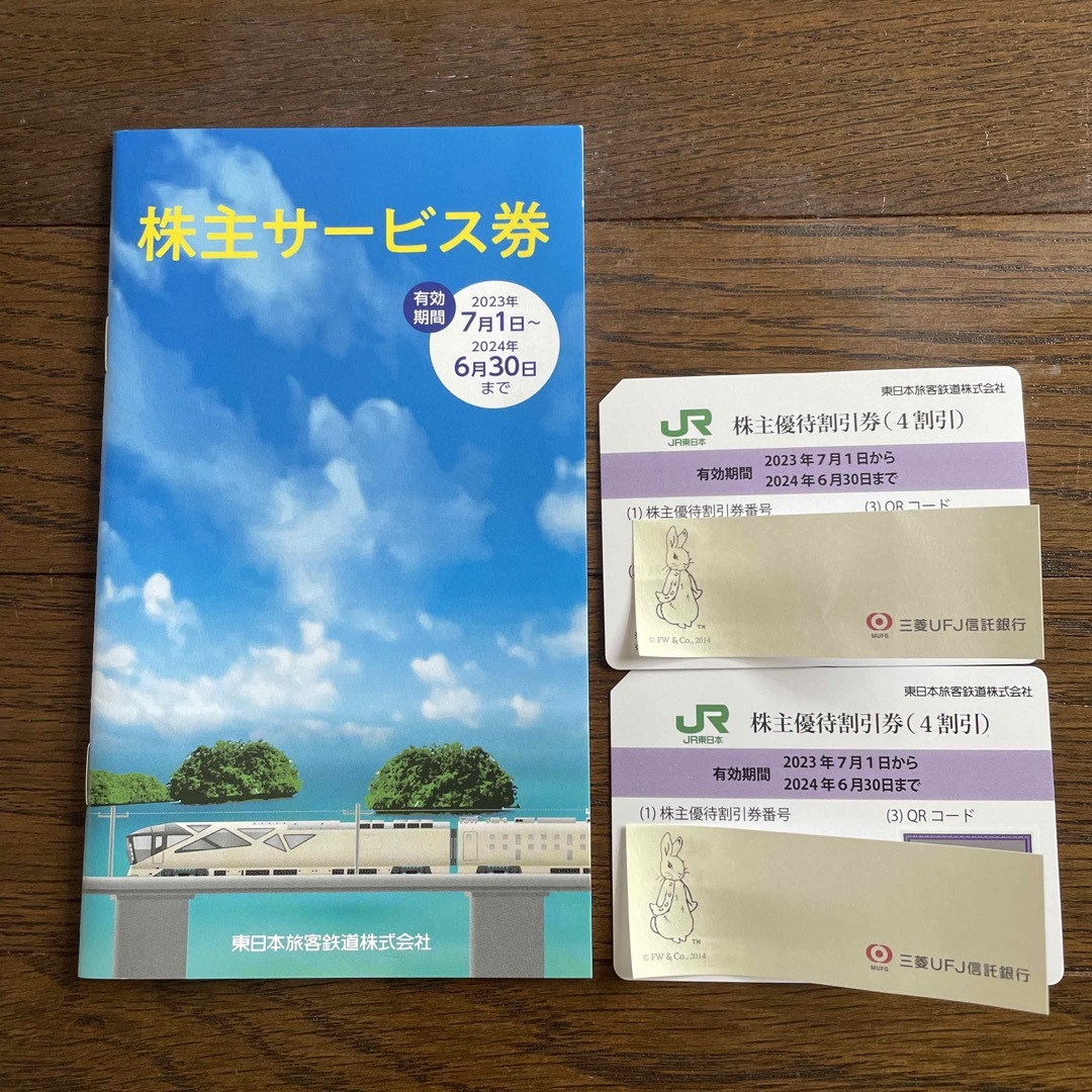 JR東日本　株主優待割引券　4割引券