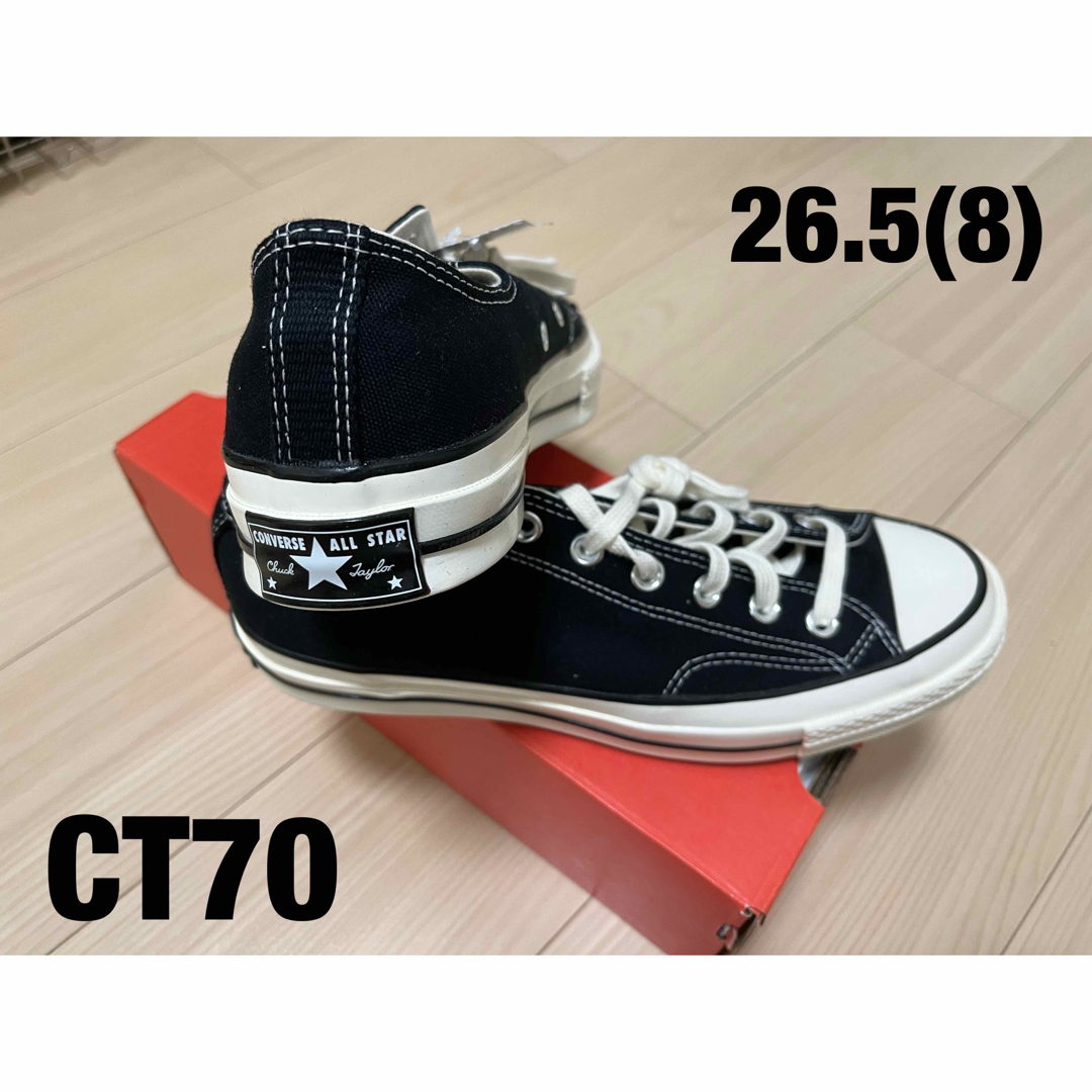 CONVERSE - CT70 チャックテイラー ブラック 黒 26.5の通販 by ...