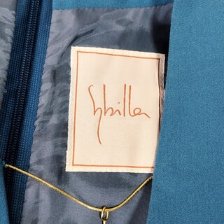 Sybilla - 美品 Sybilla ロングワンピース 装飾 チェーン エメラルド ...