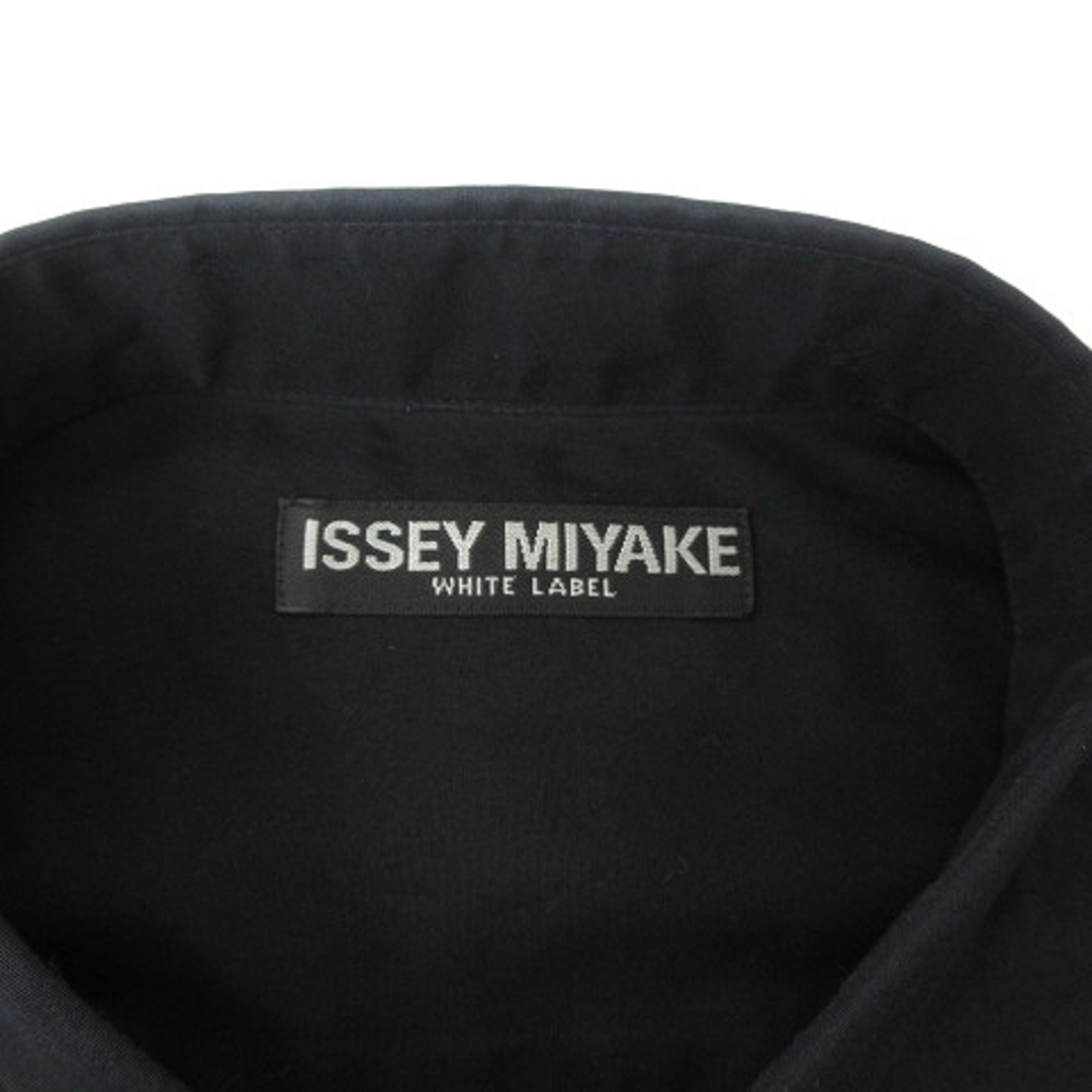 ISSEY MIYAKE WHITE LABEL ドレスシャツ 黒 2 約M