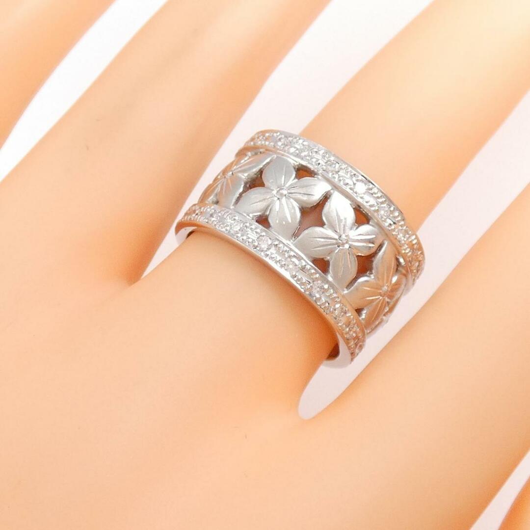 PT フラワー ダイヤモンド リング 0.50CT レディースのアクセサリー(リング(指輪))の商品写真