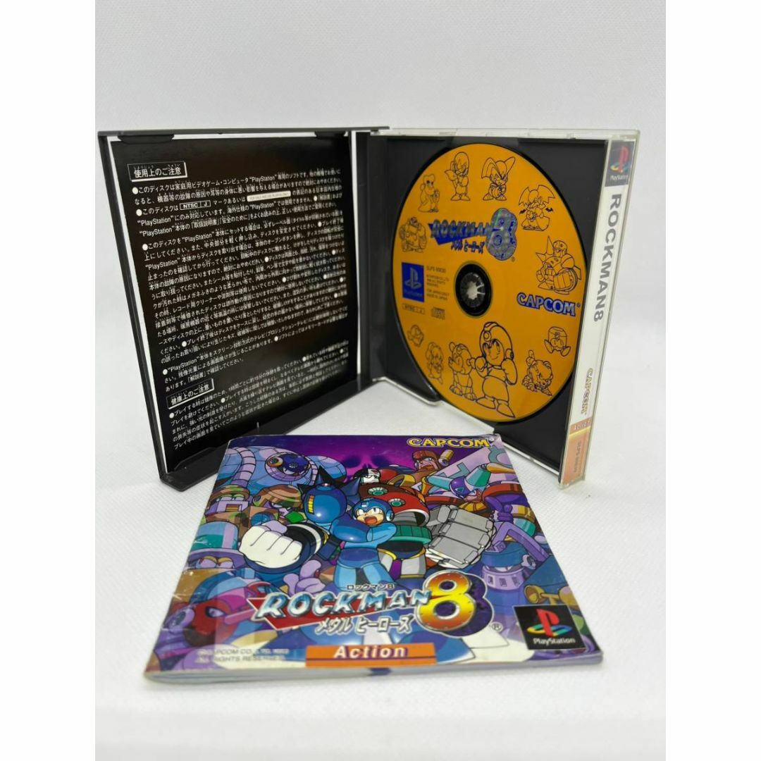 ロックマン8　ロックマンダッシュ2　セット　PS1　ソフト　セット売り 4