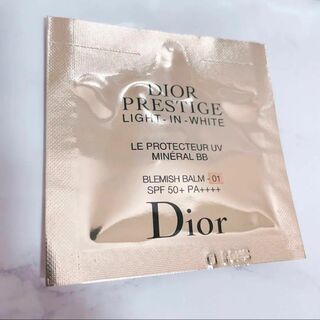 ディオール(Dior)のDior プレステージ ホワイト ル プロテクター UV ミネラル BB 01(BBクリーム)