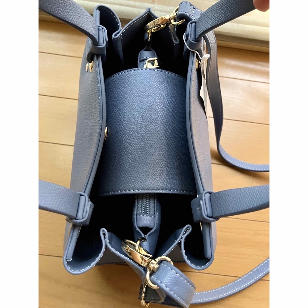 新品 プロポーション 2wayバッグ ライトブルー
