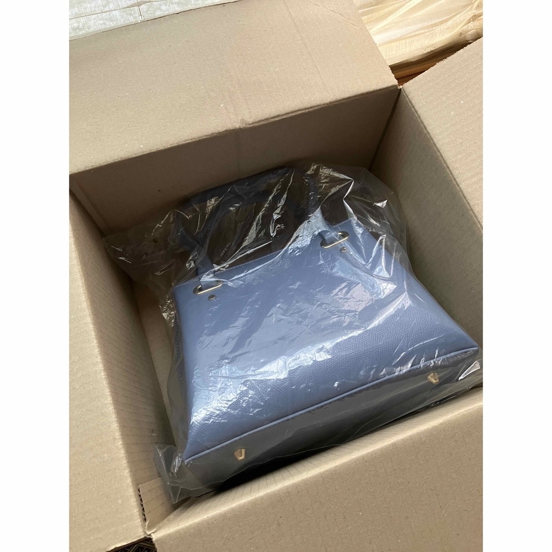 新品 プロポーション 2wayバッグ ライトブルー
