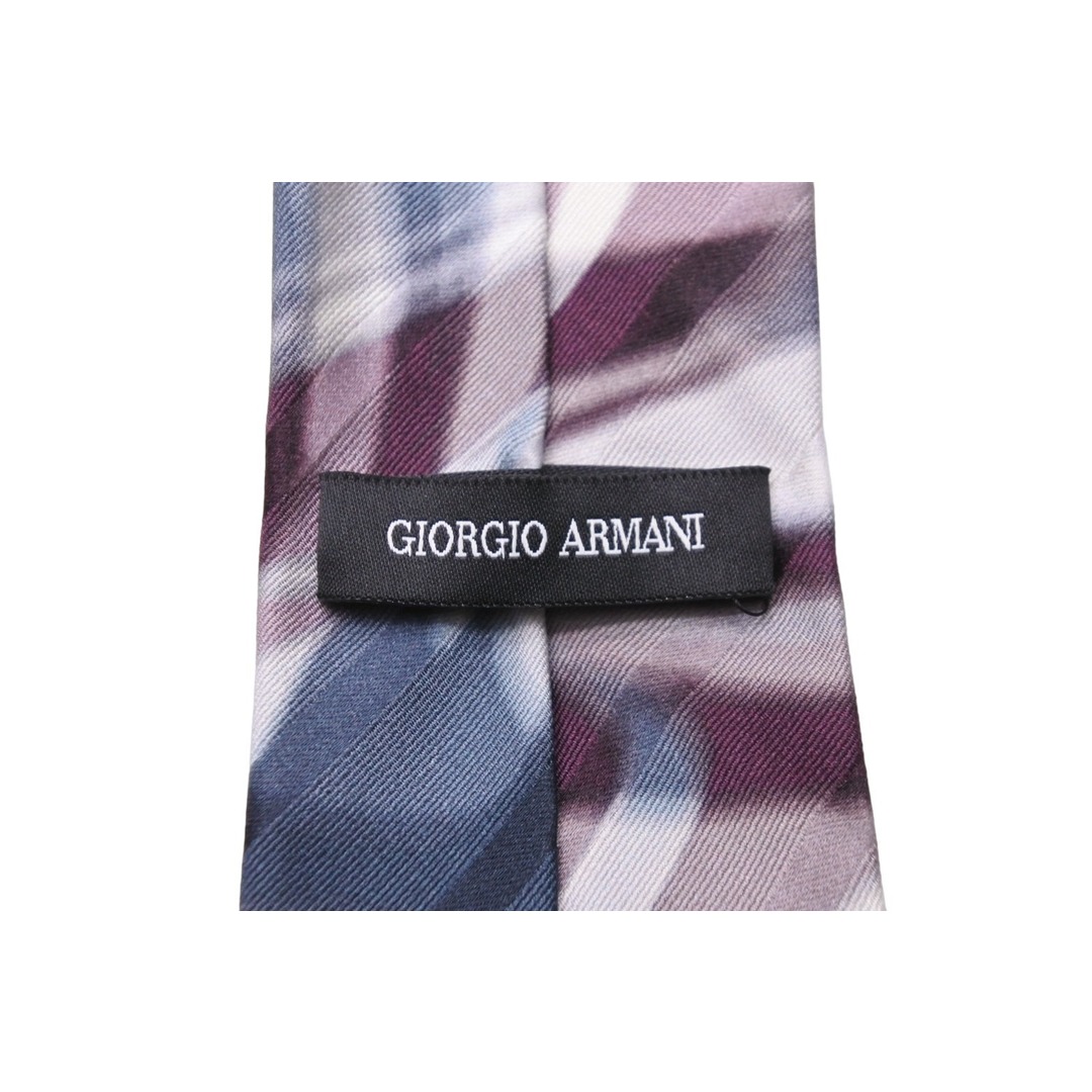 Armani(アルマーニ)のGIORGIO ARMANI ジョルジオアルマーニー 長さ147cm 大検幅8cm 紳士 ネクタイ イタリア産 中古 51829 メンズのファッション小物(ネクタイ)の商品写真