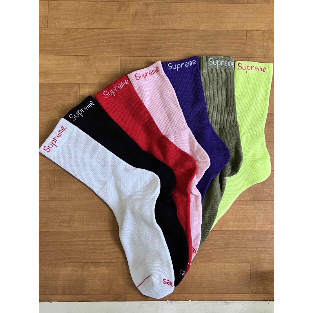 Supreme / Hanes Crew Socks 7色セット