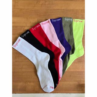 シュプリーム(Supreme)のSupreme / Hanes Crew Socks 7色セット(ソックス)