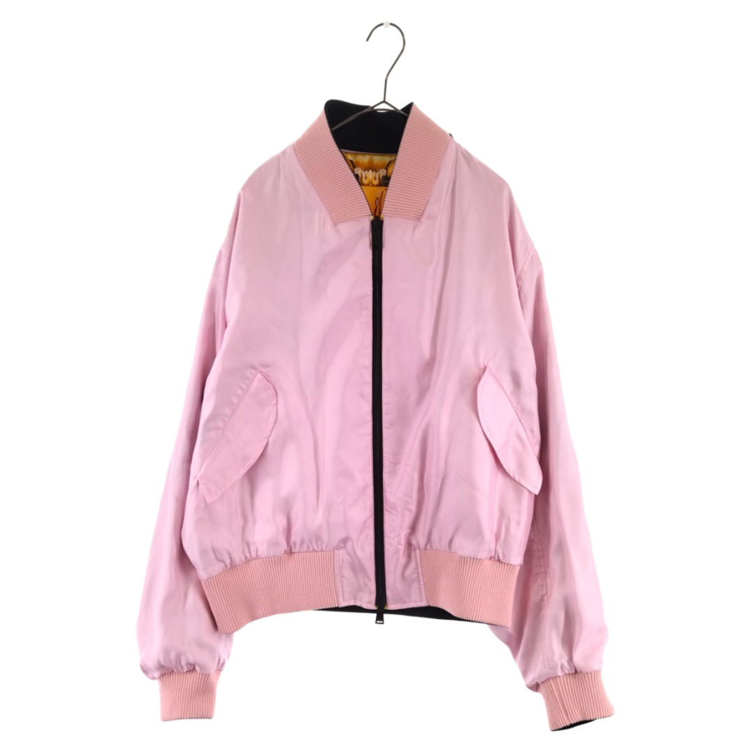 FENDI フェンディ ×VERSACE Fendace Silk Bomber Jacket Multi ヴェルサーチェ フェンダーチェ ズッカ柄  シルク リバーシブルボンバージャケット マルチ FW1091 AJN8 F1H3U