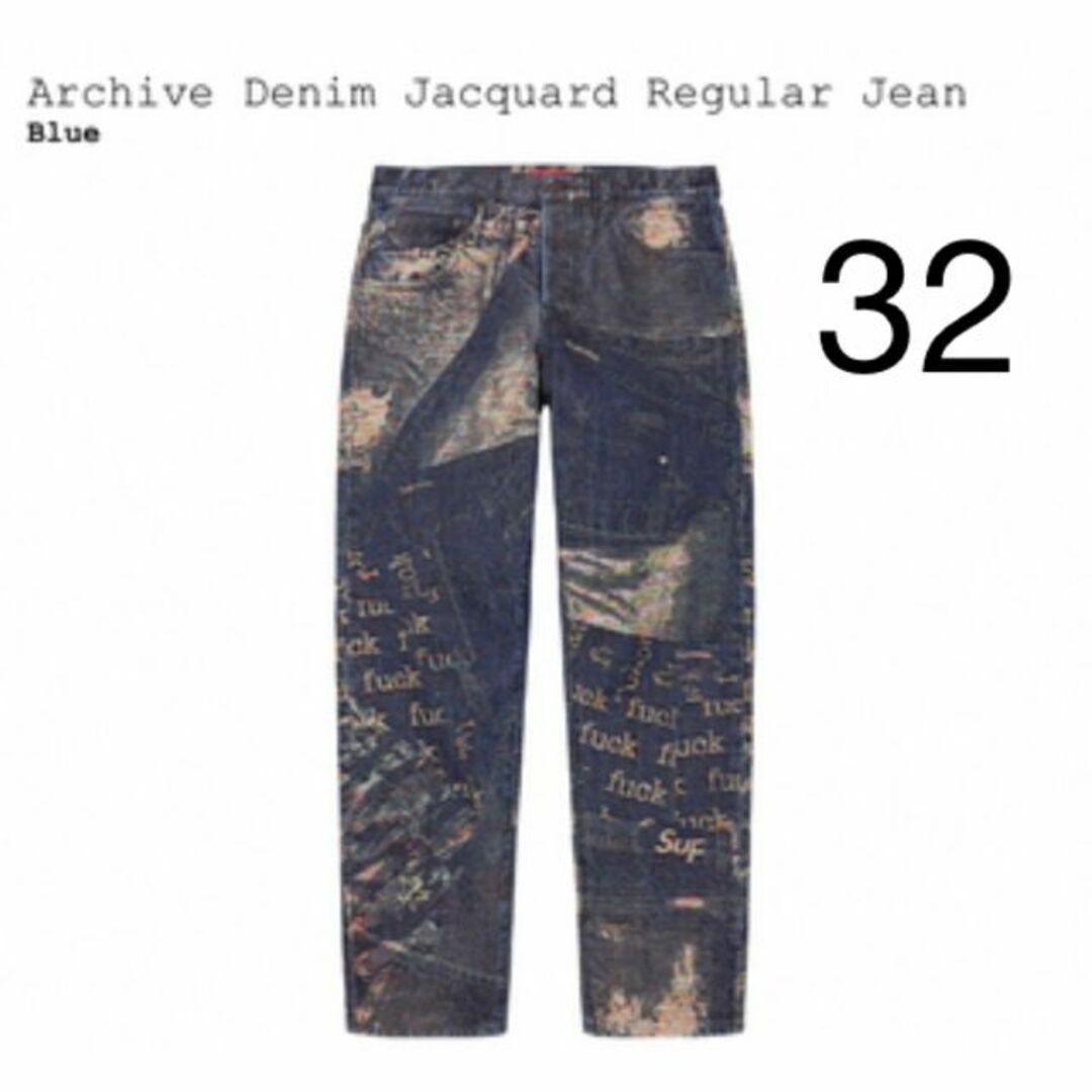 Supreme - Archive Denim Jacquard Regular Jeanの通販 by ミルク's ...