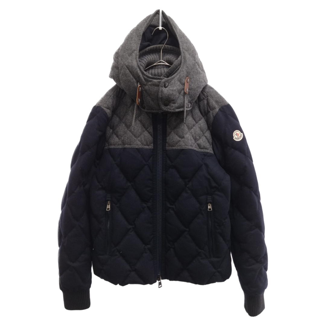 MONCLER(モンクレール)のMONCLER モンクレール LABASTIDE GIUBBOTTO 320914198885 54233 ラバスティッド ウールボディダイヤキルティングダウンジャケット フーデットダウンブルゾン ダウンジャケット メンズのジャケット/アウター(ダウンジャケット)の商品写真