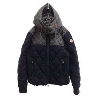 モンクレール(MONCLER)のMONCLER モンクレール LABASTIDE GIUBBOTTO 320914198885 54233 ラバスティッド ウールボディダイヤキルティングダウンジャケット フーデットダウンブルゾン ダウンジャケット(ダウンジャケット)