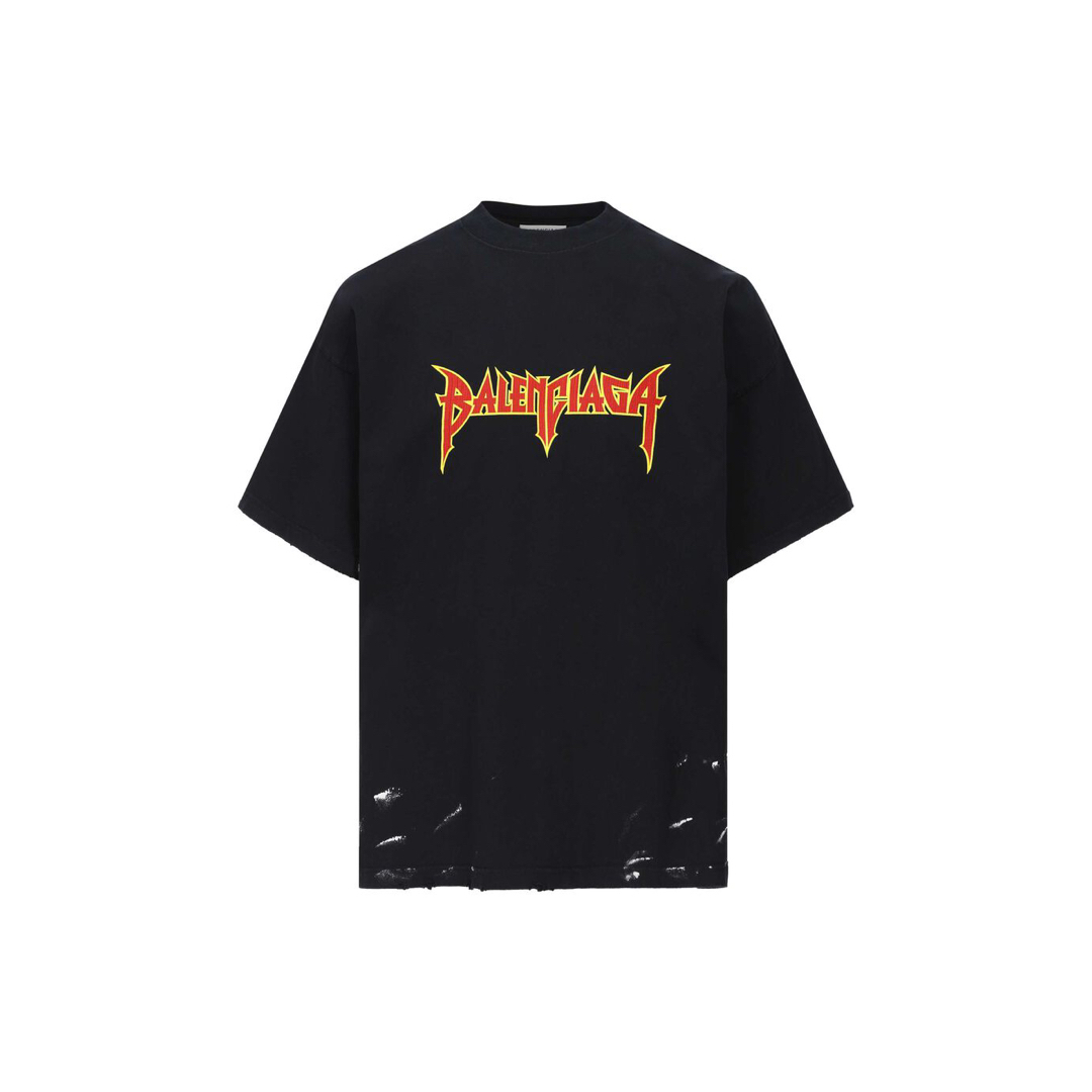 BALENCIAGA METAL PRINT VINTAGE Tシャツ