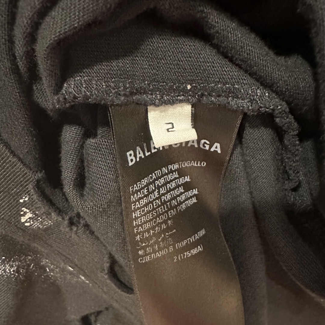 BALENCIAGA METAL PRINT VINTAGE Tシャツ