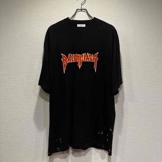 balenciaga metal print vintage tシャツ