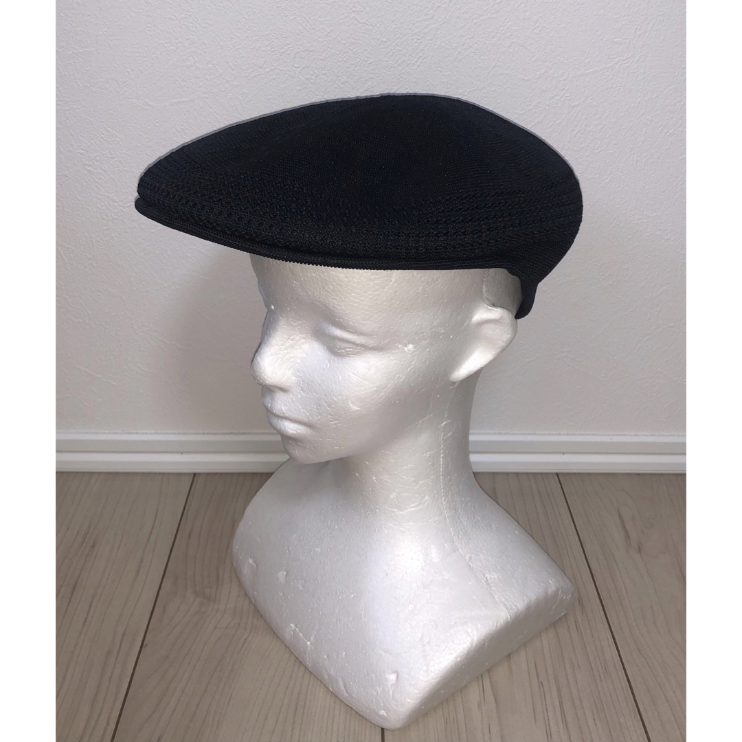 L 新品 KANGOL トロピック ハンチングキャップ ベレー帽 ブラック 黒