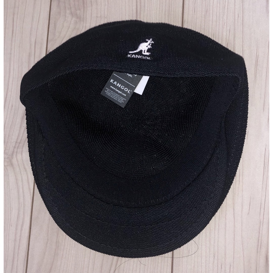 L 新品 KANGOL トロピック ハンチングキャップ ベレー帽 ブラック 黒