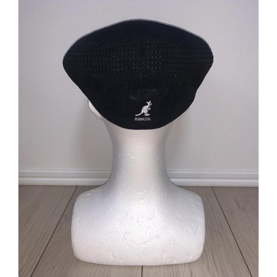 L 新品 KANGOL トロピック ハンチングキャップ ベレー帽 ブラック 黒