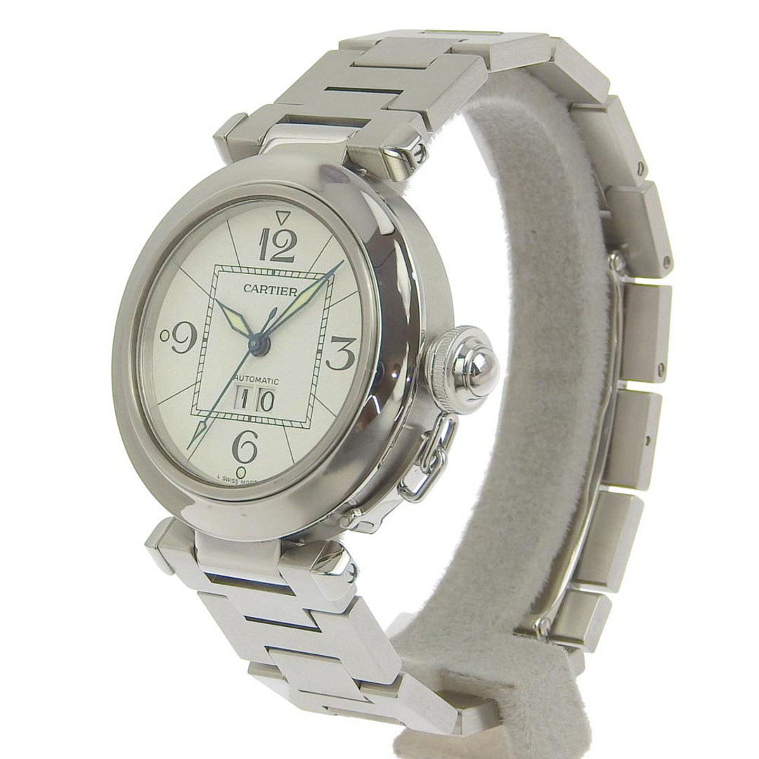Cartier(カルティエ)の【本物保証】 新品同様 カルティエ CARTIER パシャC メンズ 自動巻き 時計 グランデデイト 白文字盤 レディース ユニセックス W31055M7 メンズの時計(腕時計(アナログ))の商品写真