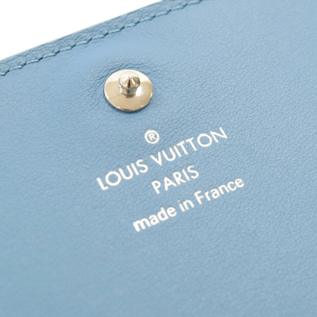LOUIS VUITTON ルイヴィトン マヒナポルトフォイユ・イリス コンパクトウォレット 二つ折り財布 ホワイト/ブルー M69213 レディース