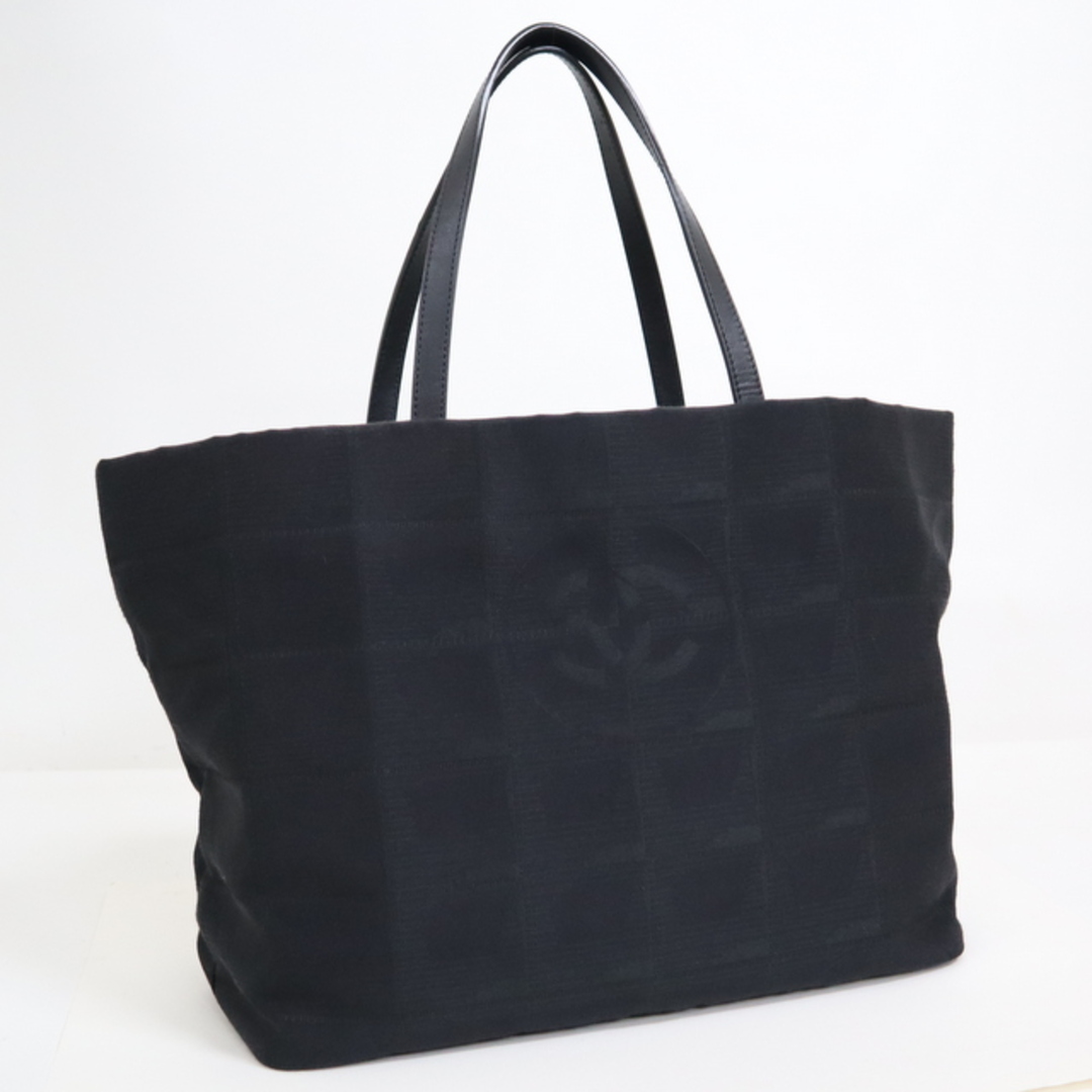 【CHANEL】シャネル ニュートラベルライントート トートバッグ ブラック ナイロン A47147/hm07419tg