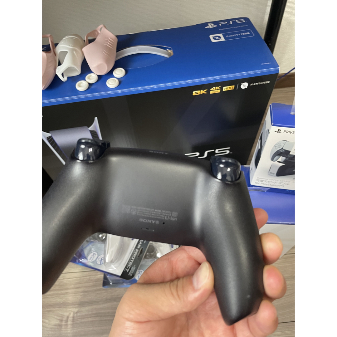 PS5　デジタルエディション版　5年保証付き　付属品セット