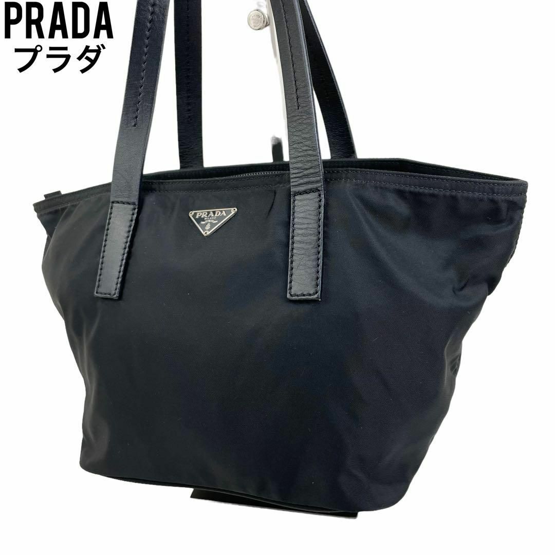 ✨良品　PRADA プラダ　トートバッグ　ブラック　テスートナイロン　手提げ