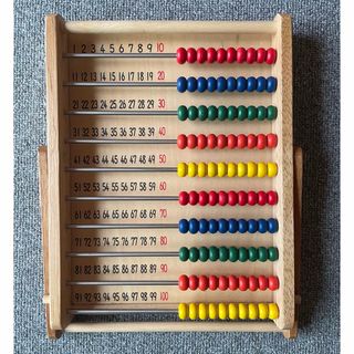 ガッケン(学研)の学研　100だまそろばん　百玉そろばん(知育玩具)