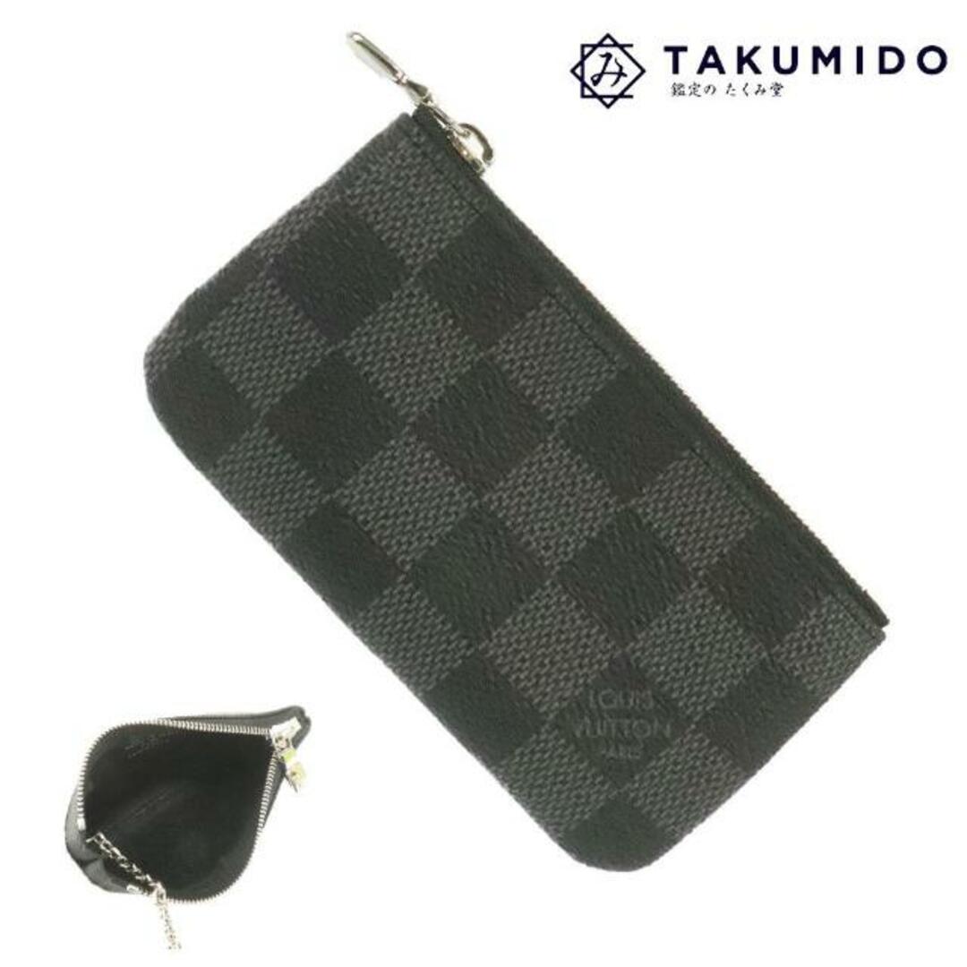 ルイヴィトン コインケース ポシェット クレ N60155 未使用 ダミエ グラフィット LOUIS VUITTON  | 黒 財布 小銭入れ ファッション ルイビトン LV サイフ ブランド小物 美品 プレゼント