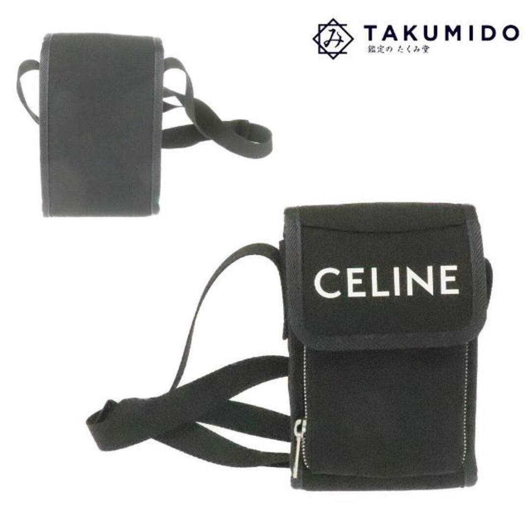 得価爆買い celine - ELINEプリント入り ナイロン ブラックの通販 by
