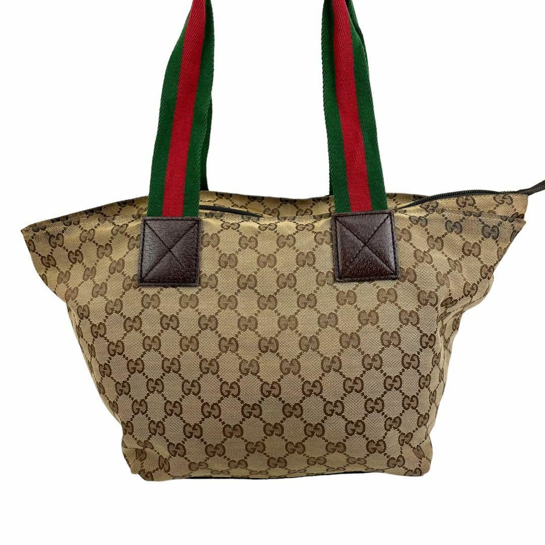 美品 GUCCI キャンバス gg柄 ボストン ゴールド金具 - ボストンバッグ