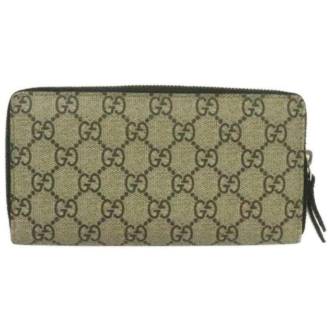 Gucci - グッチ ラウンドファスナー長財布 キングスネーク 中古 GG