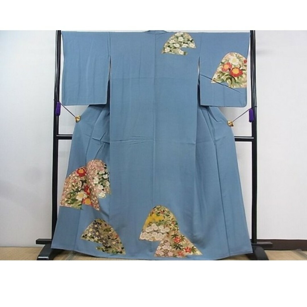 訪問着 着物  正絹 袷 金彩 身丈164.5cm  L A938-9jojoきもの訪問着