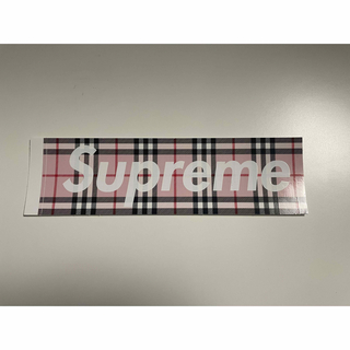 シュプリーム(Supreme)の正規品■Supreme Burberry ステッカー Pink(その他)