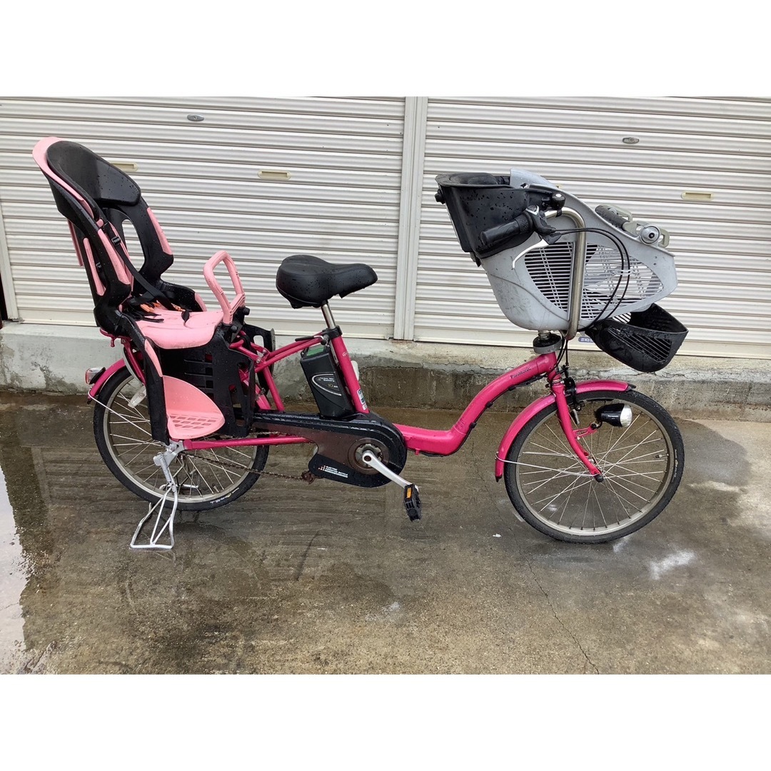 パナソニック新機種電動アシスト自転車gyutto mini20インチピンクボディ-