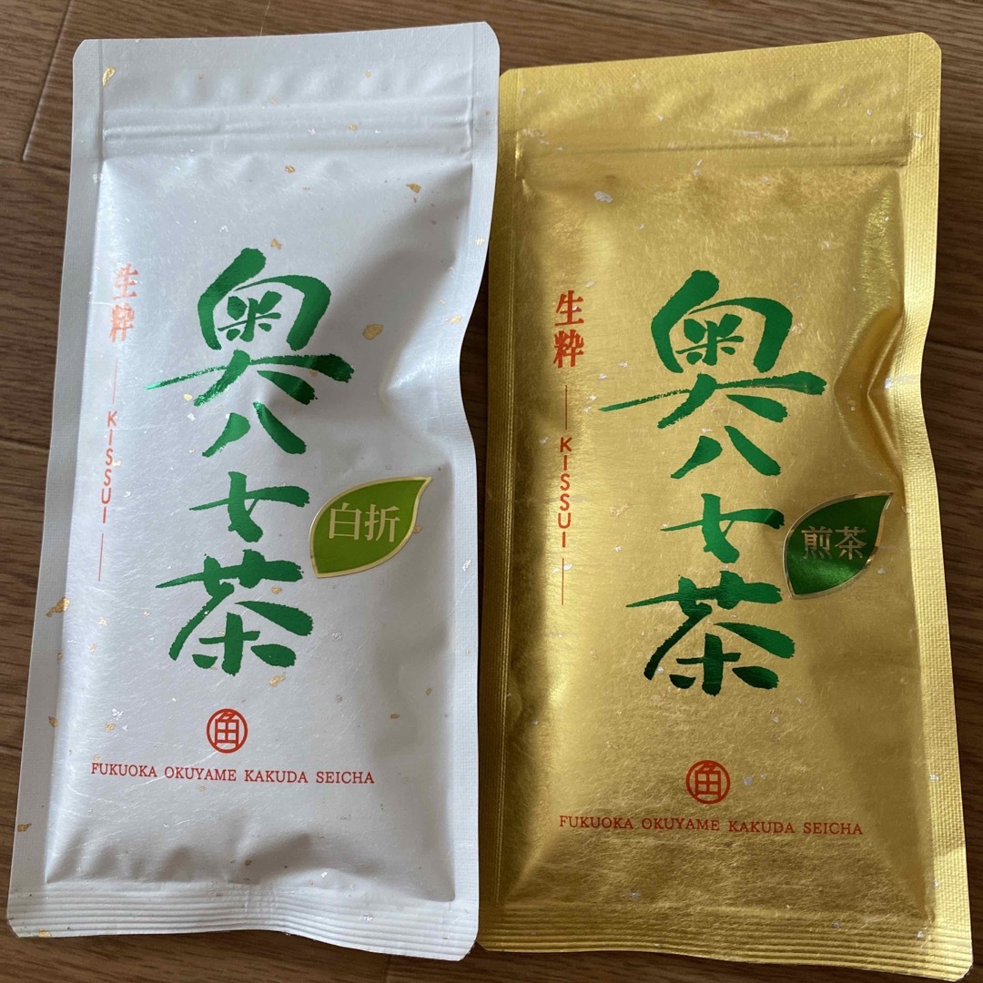 八女茶(ヤメチャ)の奥八女茶  2袋 食品/飲料/酒の飲料(茶)の商品写真