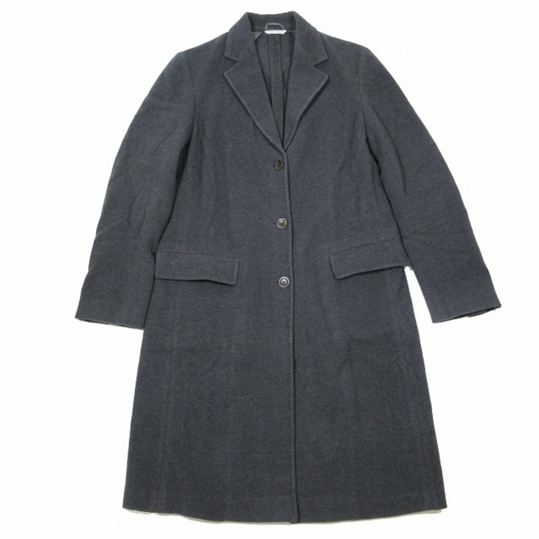 44cm身幅マックスマーラ MAX MARA 白タグ チェスターコート カシミヤ混 ロング