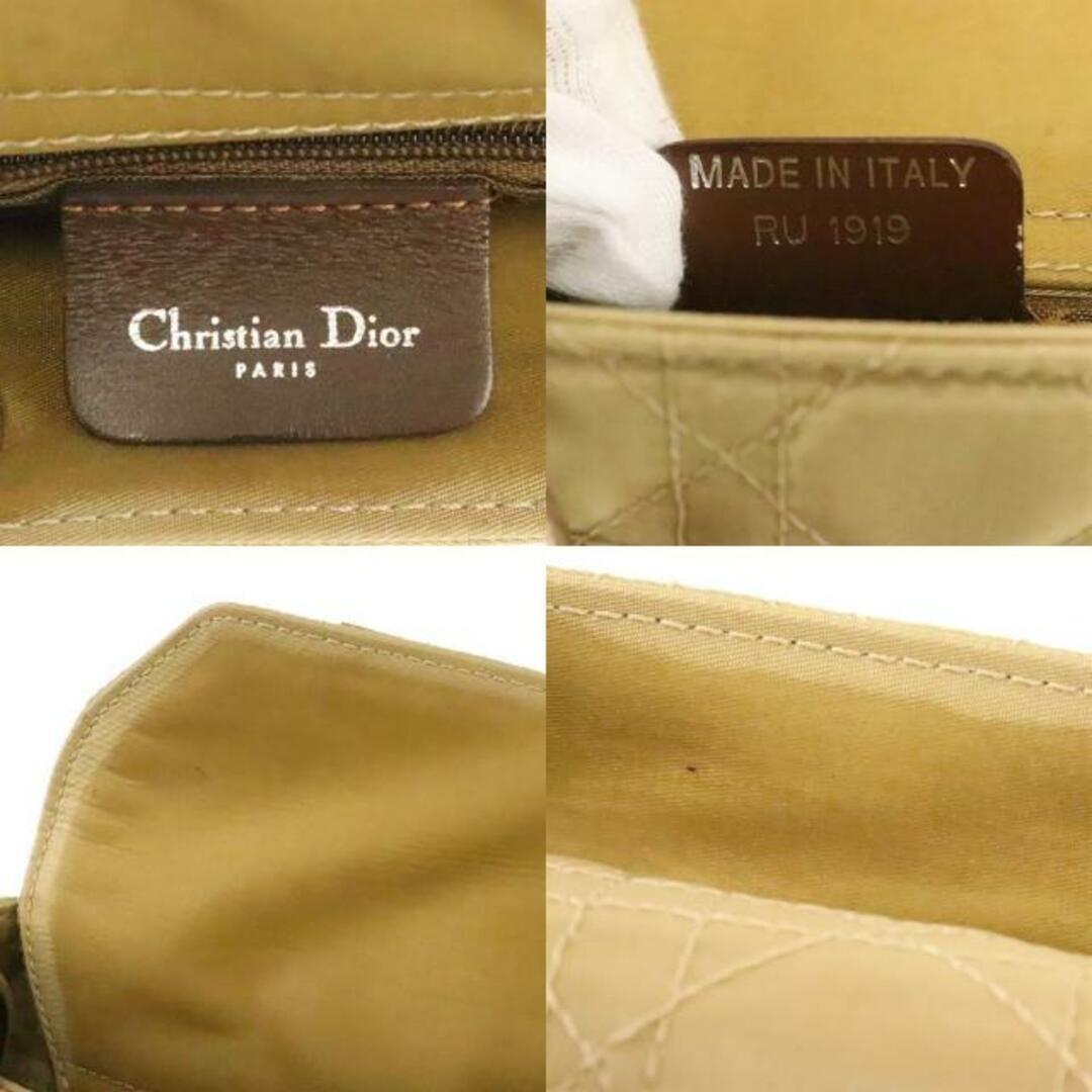 クリスチャンディオール 2WAYバッグ レディディオール ミニ  カナージュ ベージュ ナイロン Christian Dior  | ハンドバッグ ショルダーバッグ 肩掛け レディース ファッション キャンバス 女性 鞄 ブランド ABランク