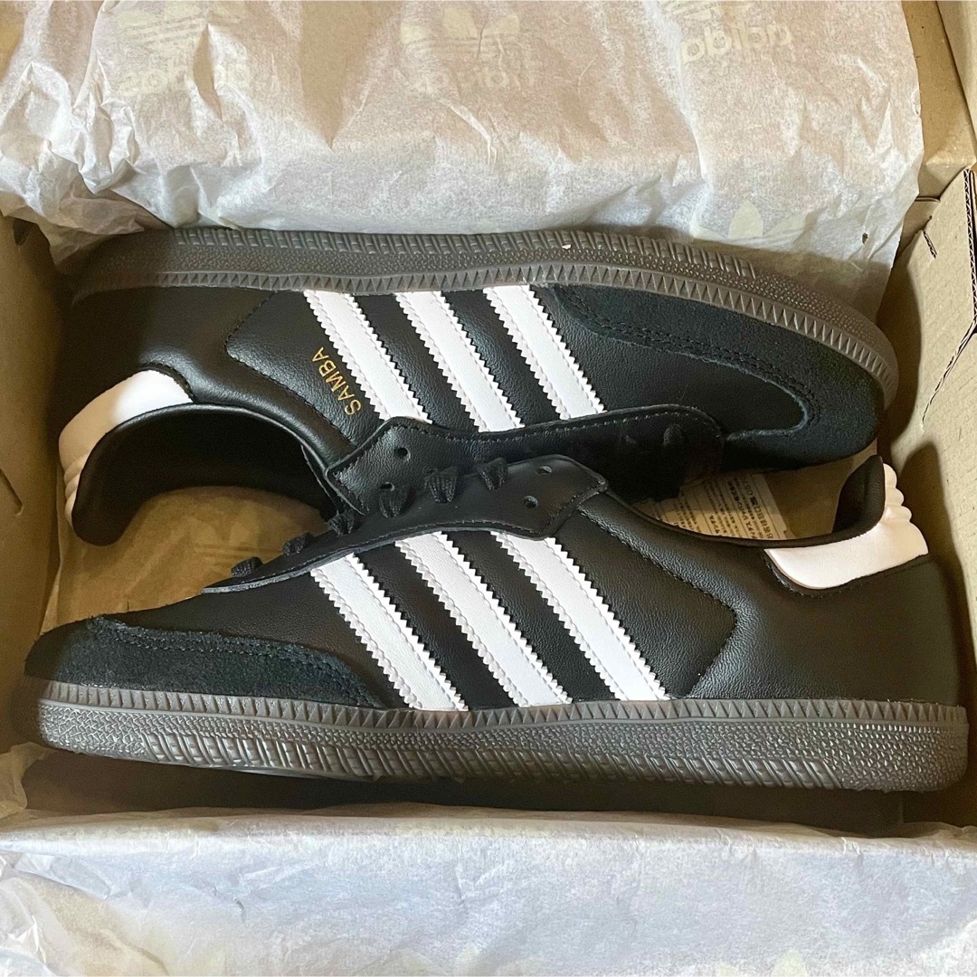 Originals（adidas）(オリジナルス)の【新品23.5】adidas Samba OG "Black White Gum レディースの靴/シューズ(スニーカー)の商品写真