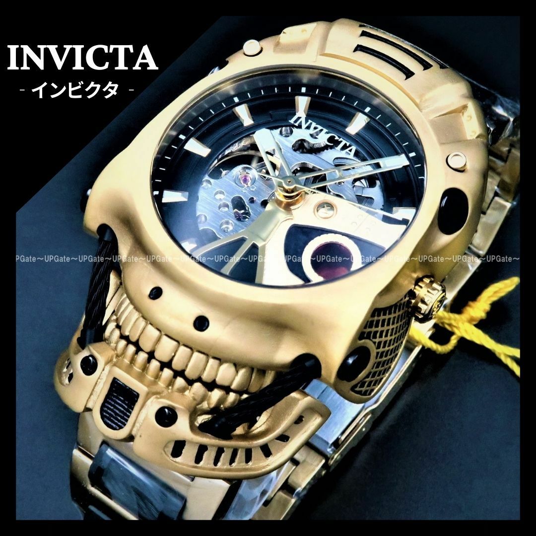 圧倒的デザイン性★自動巻★スケルトン INVICTA Vintage 35273